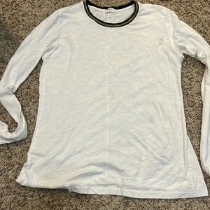 Goldie Long-sleeve White Shirt